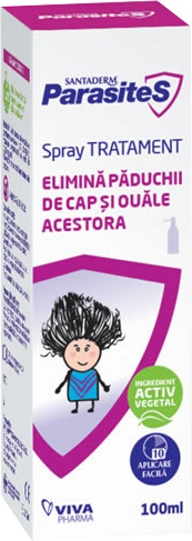 Spray repelent tantari si capuse SantaDerm ParasiteS